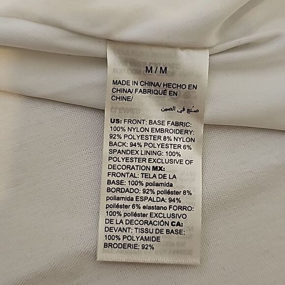 WHBM size M black and white sequin top - Picture 7 of 7